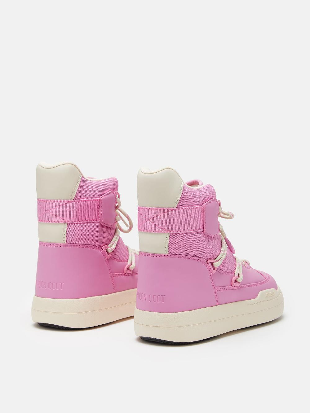 Moon Boot PARK SNEAKER BOOT ROSA Italy