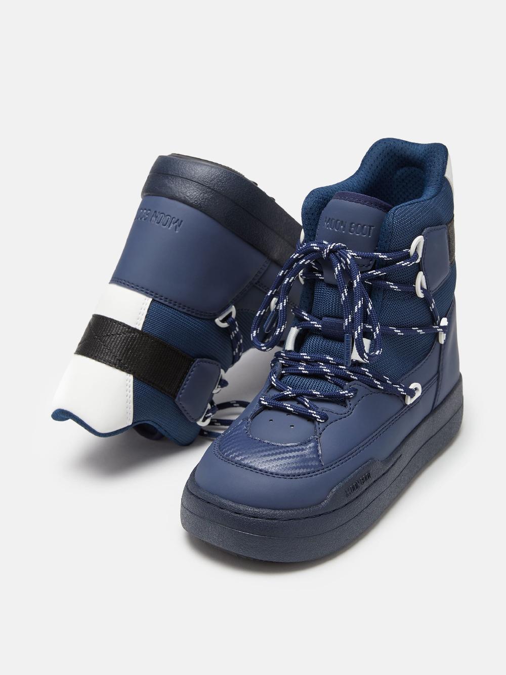 Moon Boot PARK SNEAKER BOOT BLU Pezzi Unici