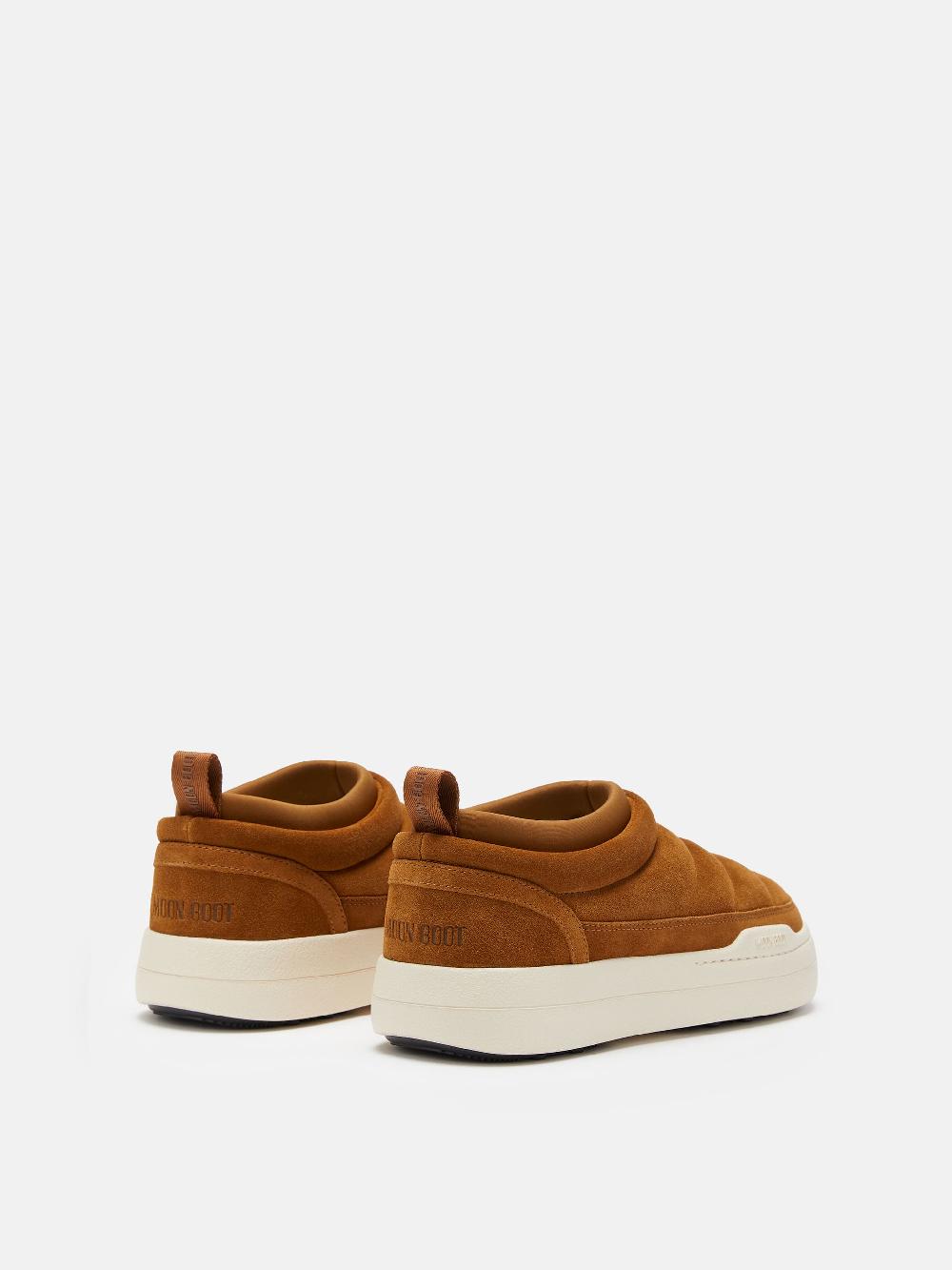 Moon Boot PARK SOFT COGNAC IN PELLE SCAMOSCIATA Promozione Limitata