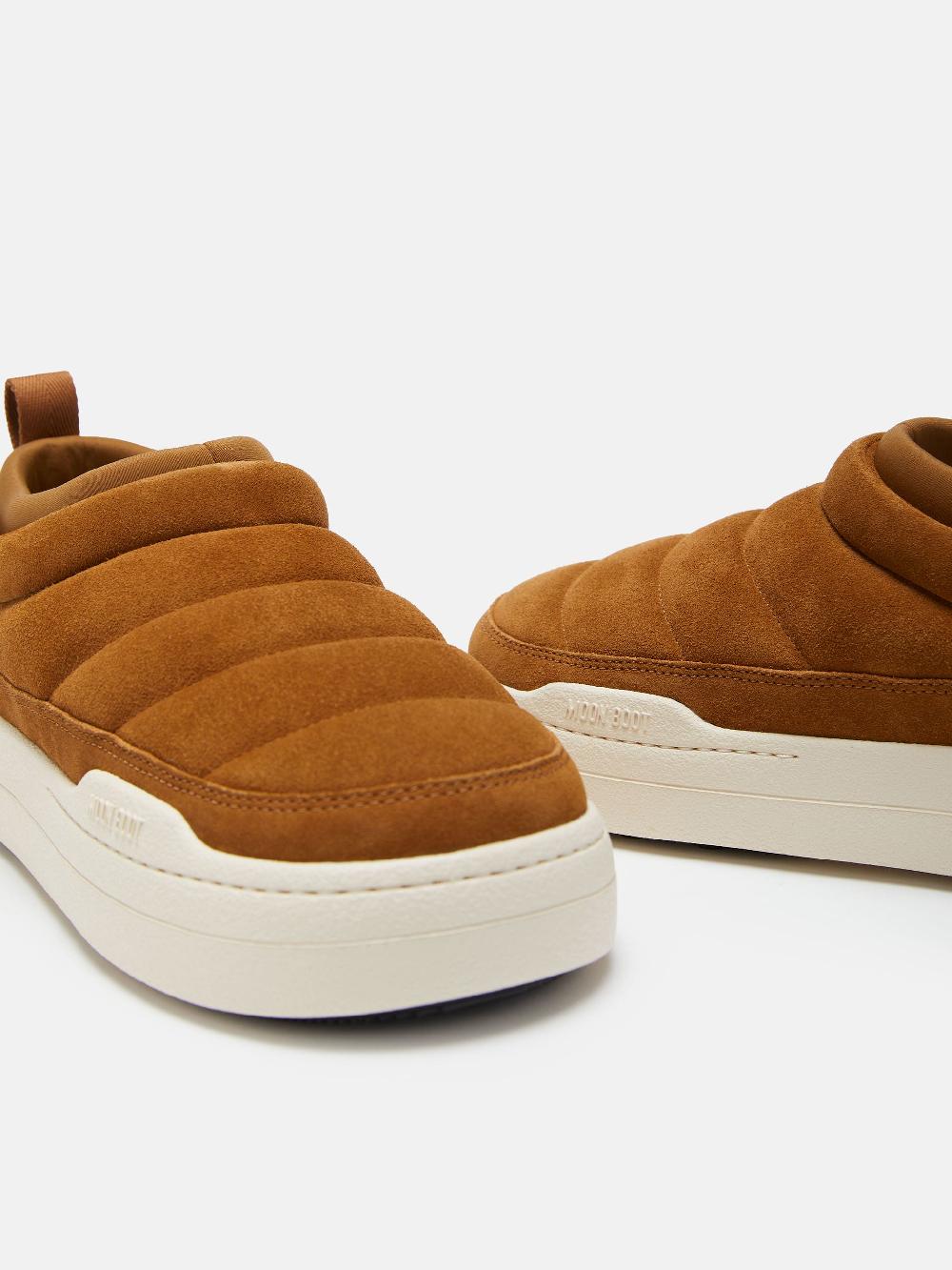Moon Boot PARK SOFT COGNAC IN PELLE SCAMOSCIATA Promozione Limitata