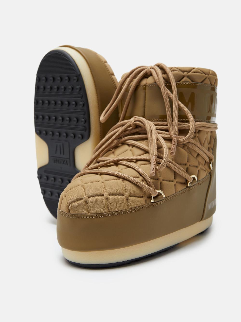 Moon Boot ICON LOW QUILT MARRONE CHIARO Novità