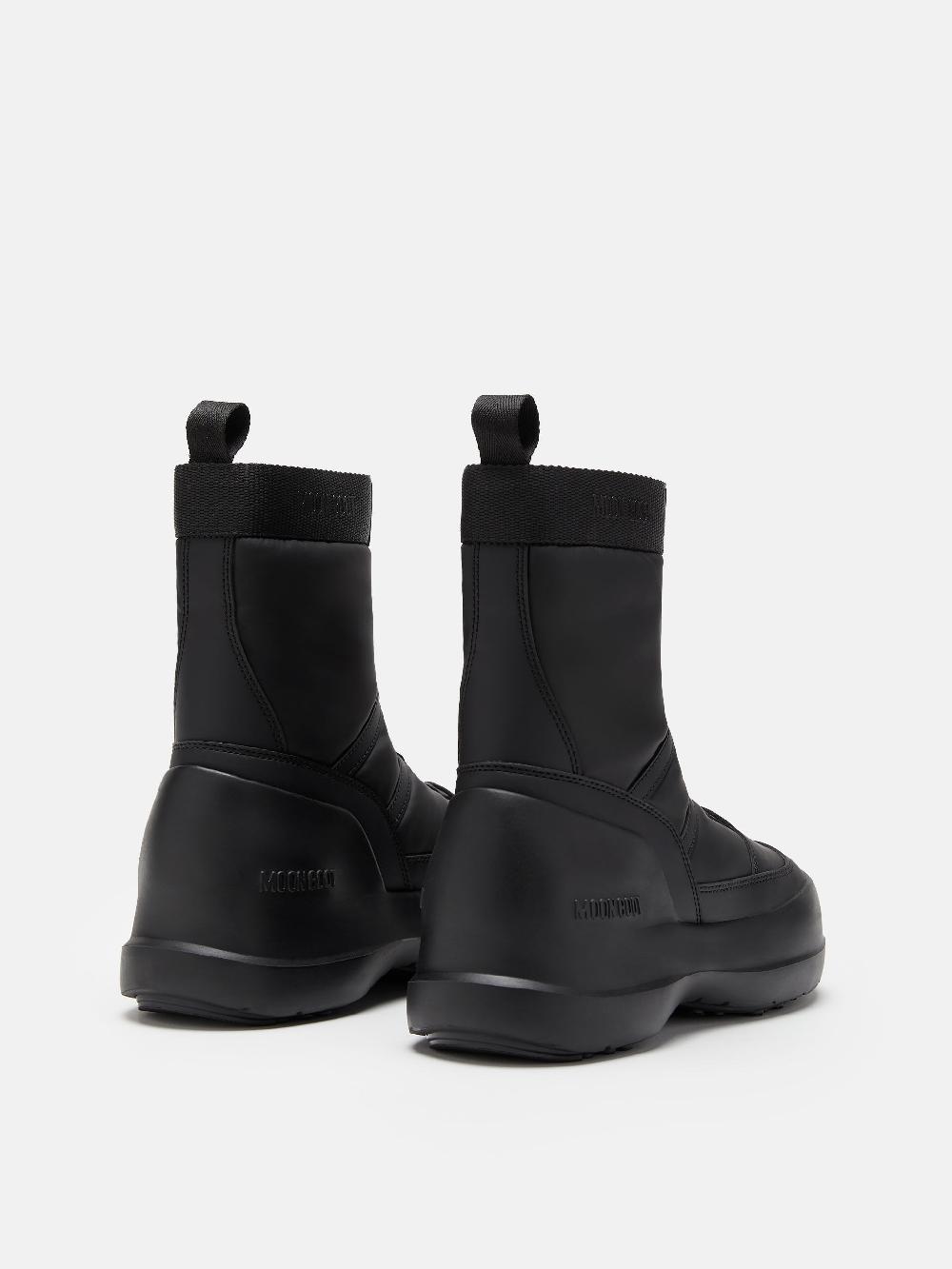Moon Boot STIVALE LUNA NERO CON ZIP Sconto