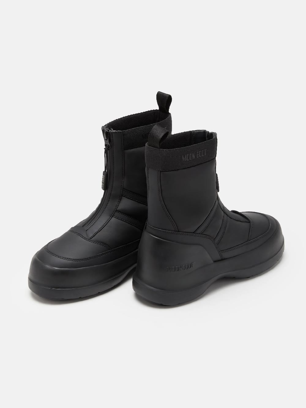 Moon Boot STIVALE LUNA NERO CON ZIP Sconto