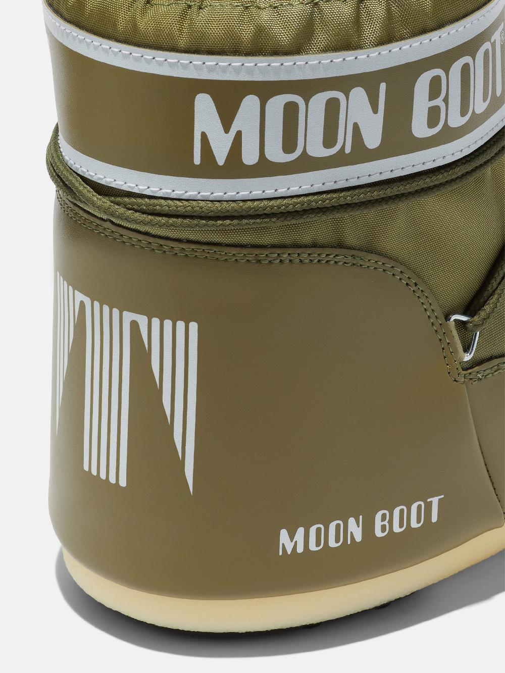 Moon Boot ICON LOW KAKI IN NYLON Vendita Calda