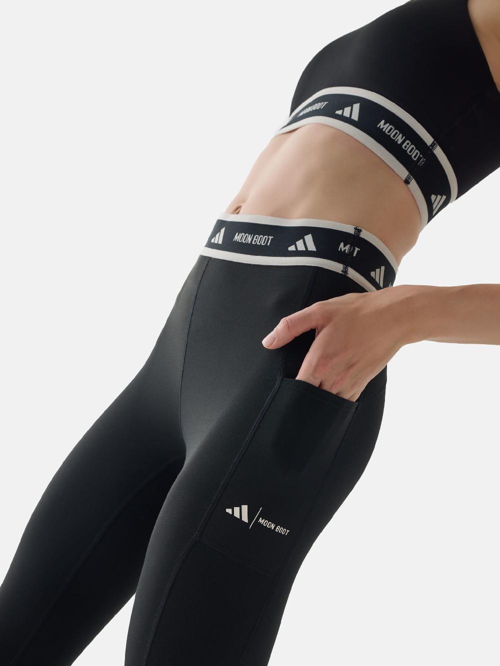Moon Boot Leggings neri adidas x Moon Boot Moda