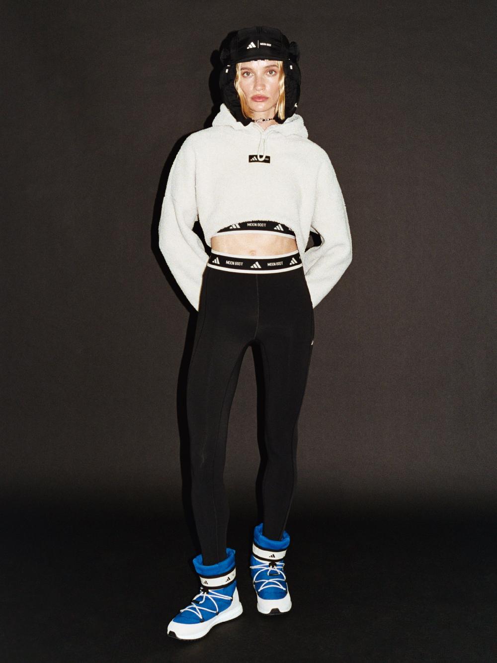 Moon Boot Leggings neri adidas x Moon Boot Moda
