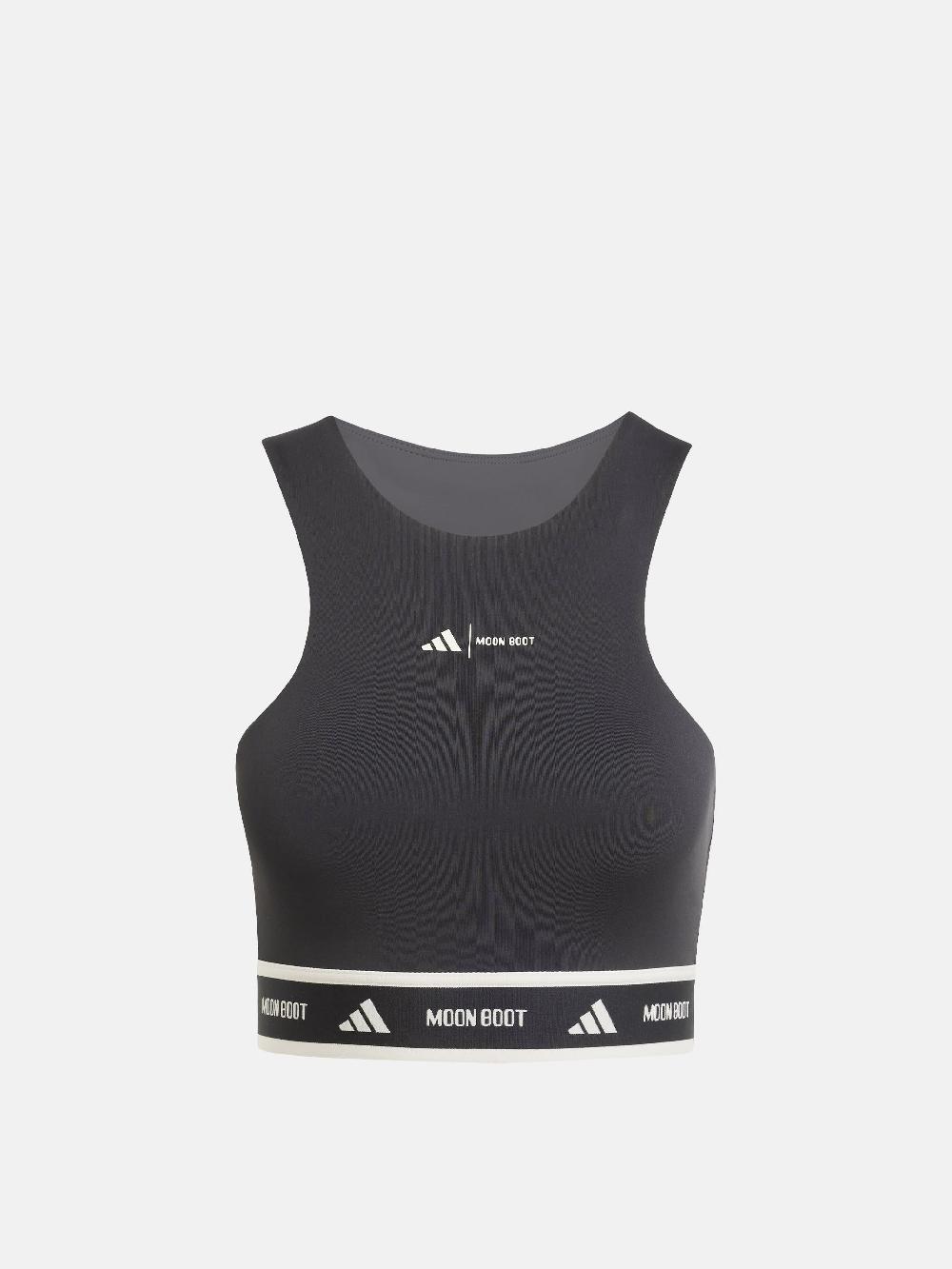 Moon Boot Crop top nero adidas x Moon Boot In Linea