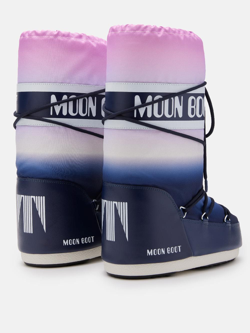 Moon Boot ICON BLU CON STAMPA MOONRISE Vendita