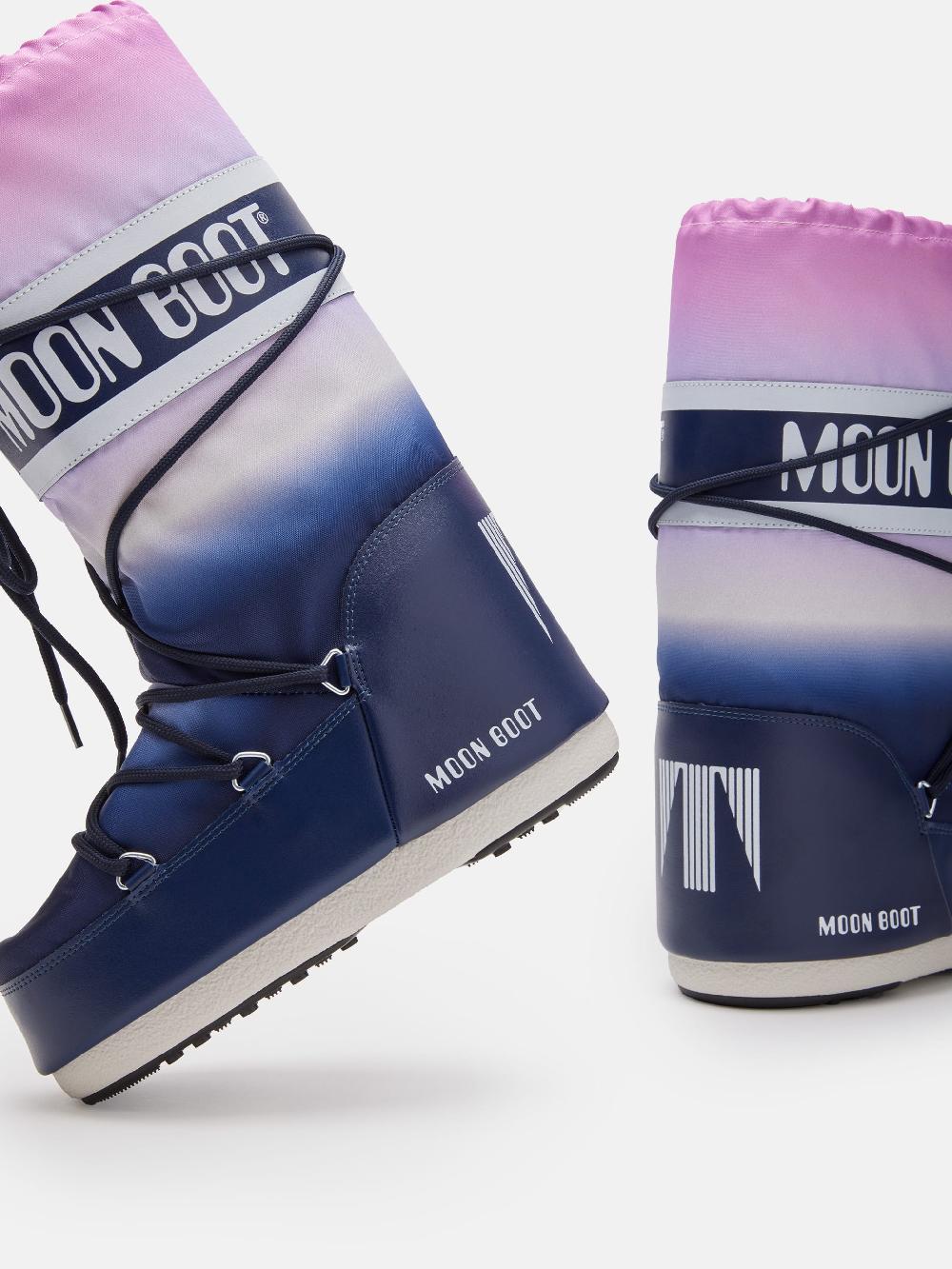 Moon Boot ICON BLU CON STAMPA MOONRISE Vendita