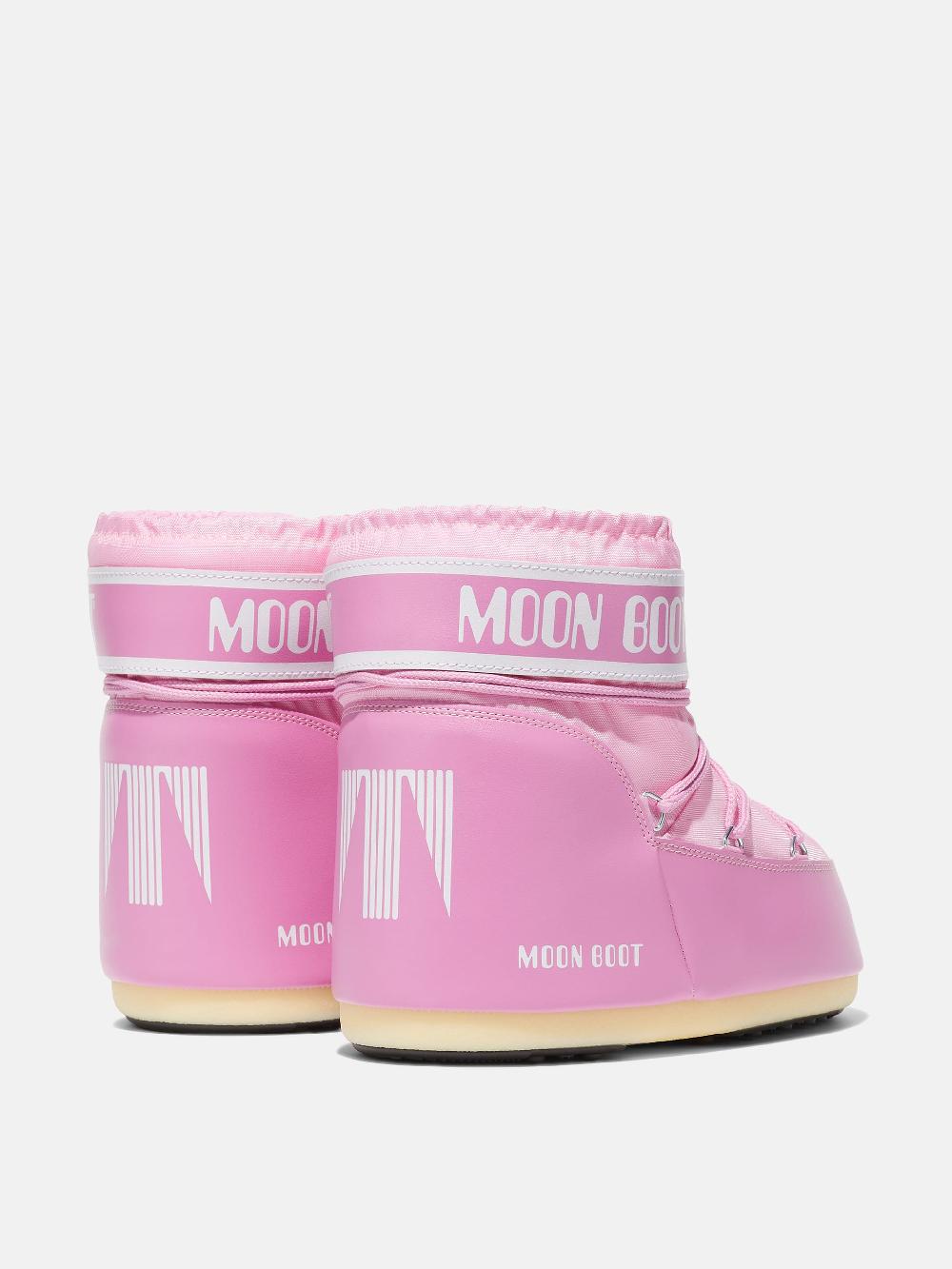 Moon Boot ICON LOW ROSA IN NYLON Soddisfazione Garantita