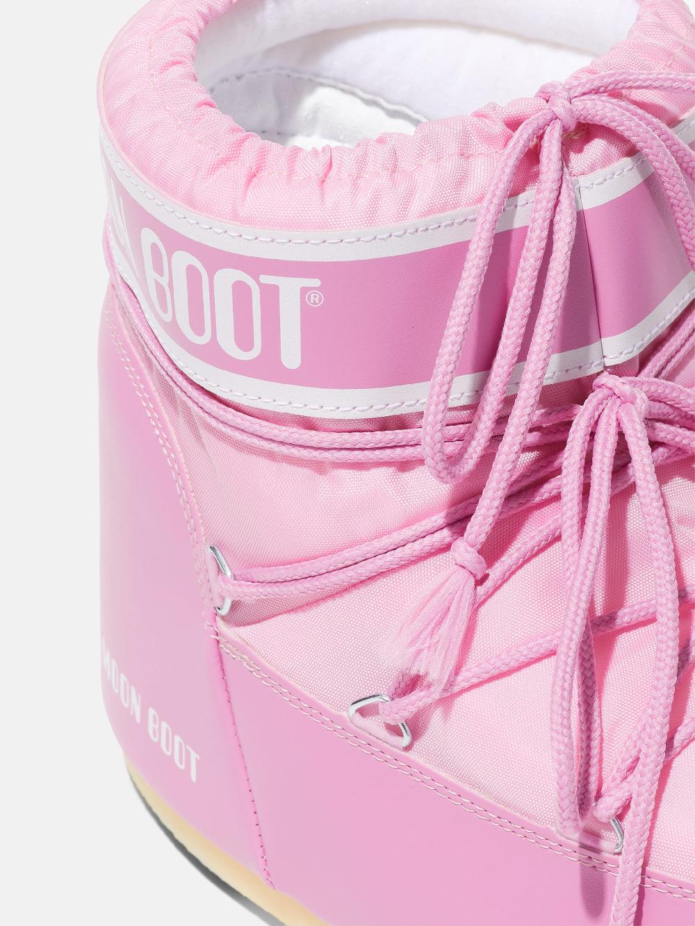 Moon Boot ICON LOW ROSA IN NYLON Soddisfazione Garantita