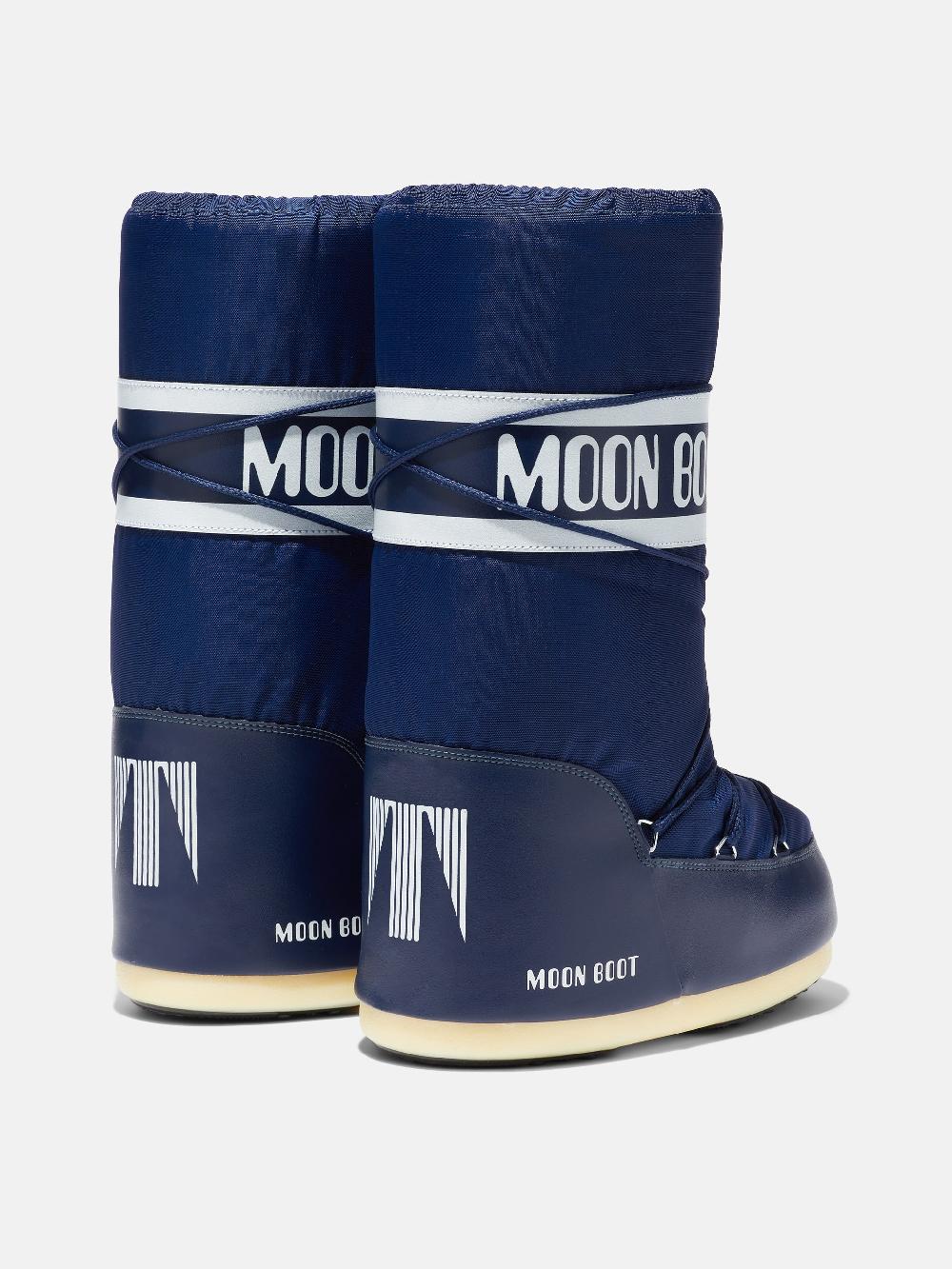 Moon Boot ICON BLU NAVY IN NYLON Qualità Garantita