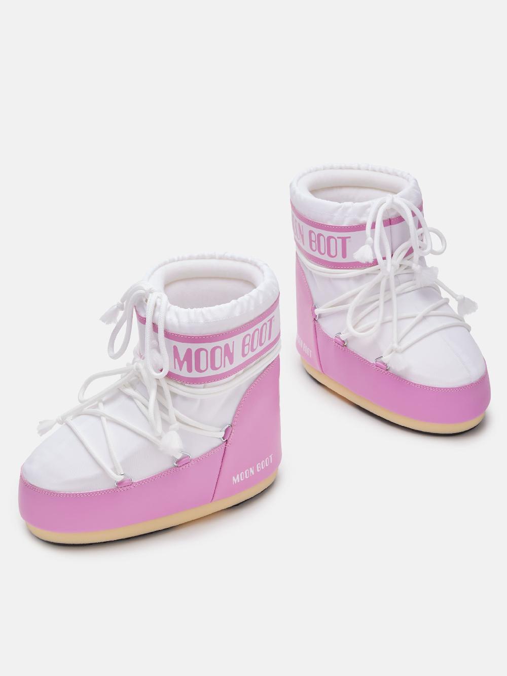 Moon Boot ICON LOW NYLON ROSA Negozi Online
