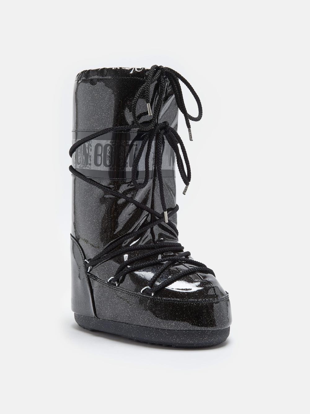 Moon Boot ICON GLITTER NERO Shopping Online