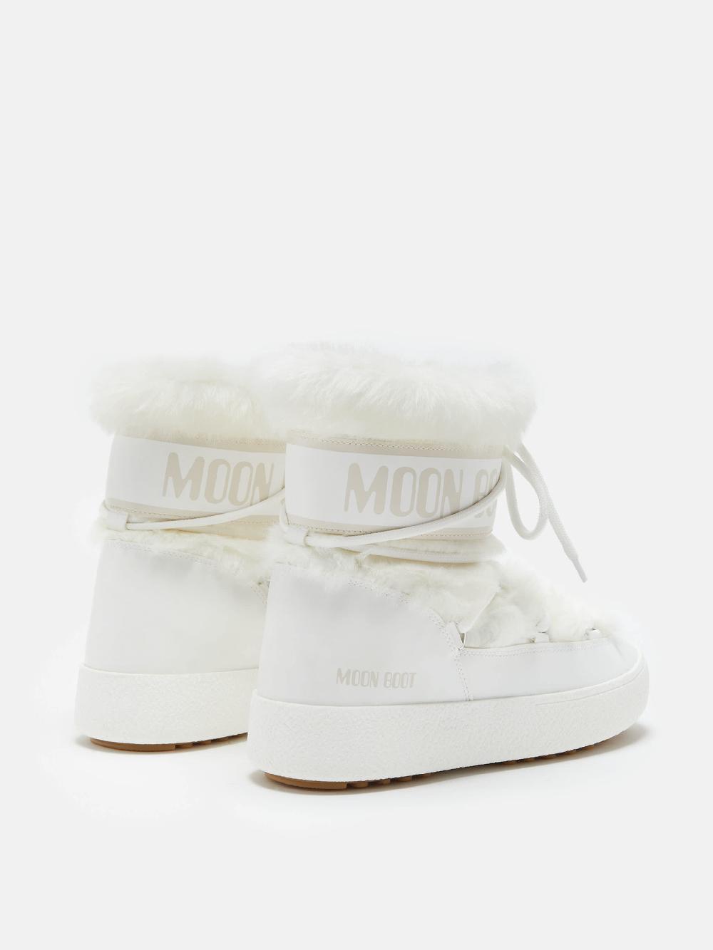 Moon Boot LTRACK LOW FAUX FUR BIANCO Saldi
