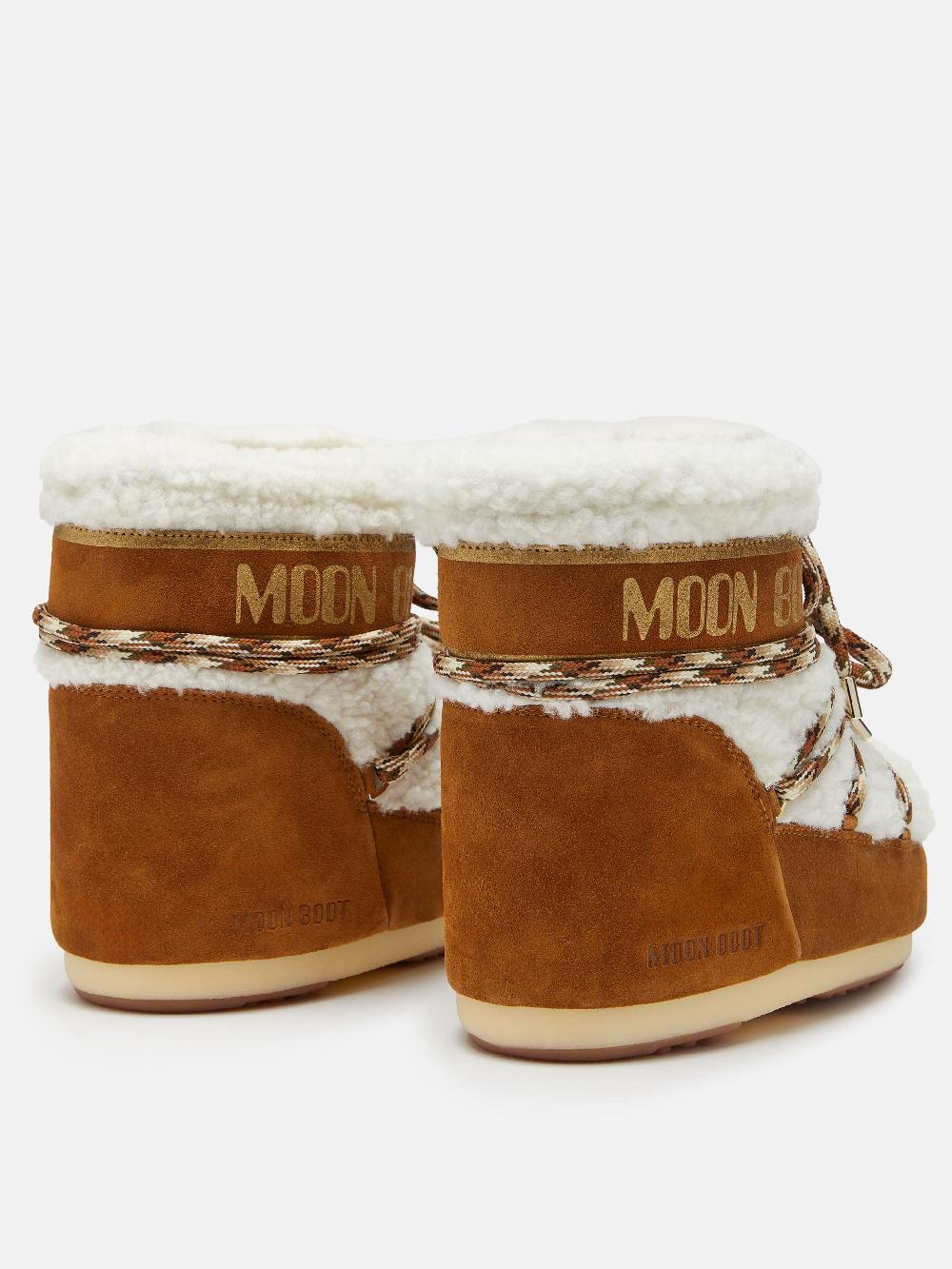 Moon Boot LAB69 ICON LOW NOCCIOLA IN SHEARLING Vendita Economica