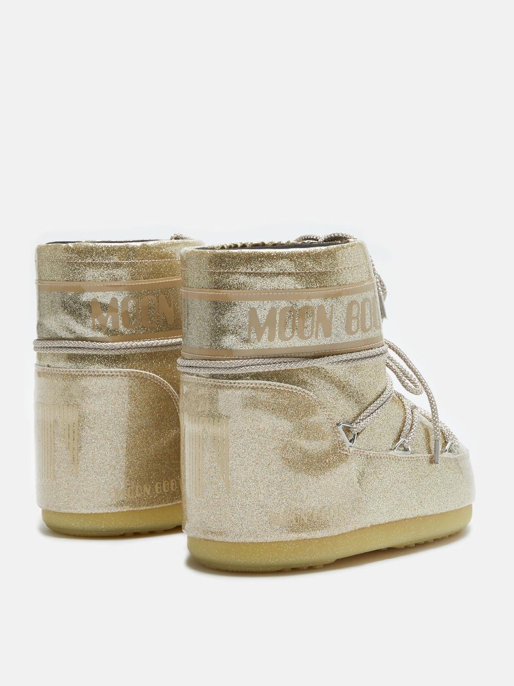 Moon Boot ICON LOW GLITTER ORO Negozio