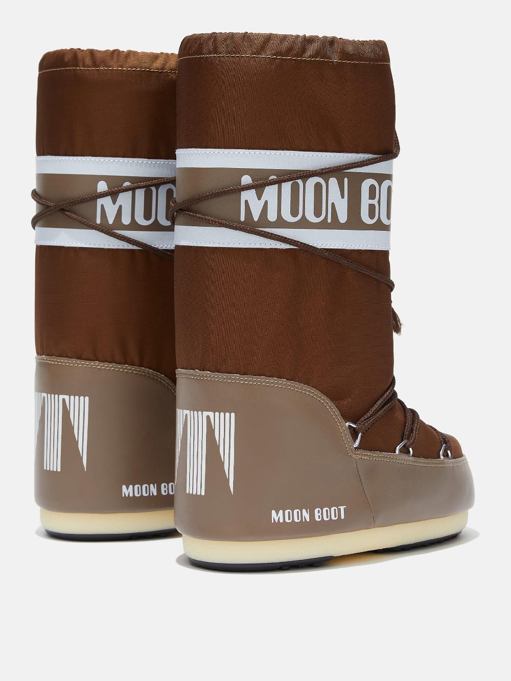 Moon Boot ICON MARRONE IN NYLON Italy