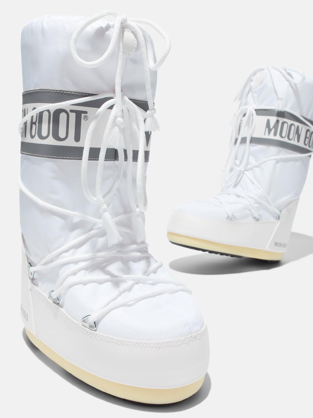 Moon Boot ICON BIANCO IN NYLON Promozione