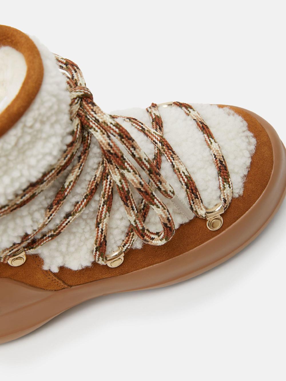 Moon Boot STIVALE LUNA NOCCIOLA IN SHEARLING Pezzi Unici