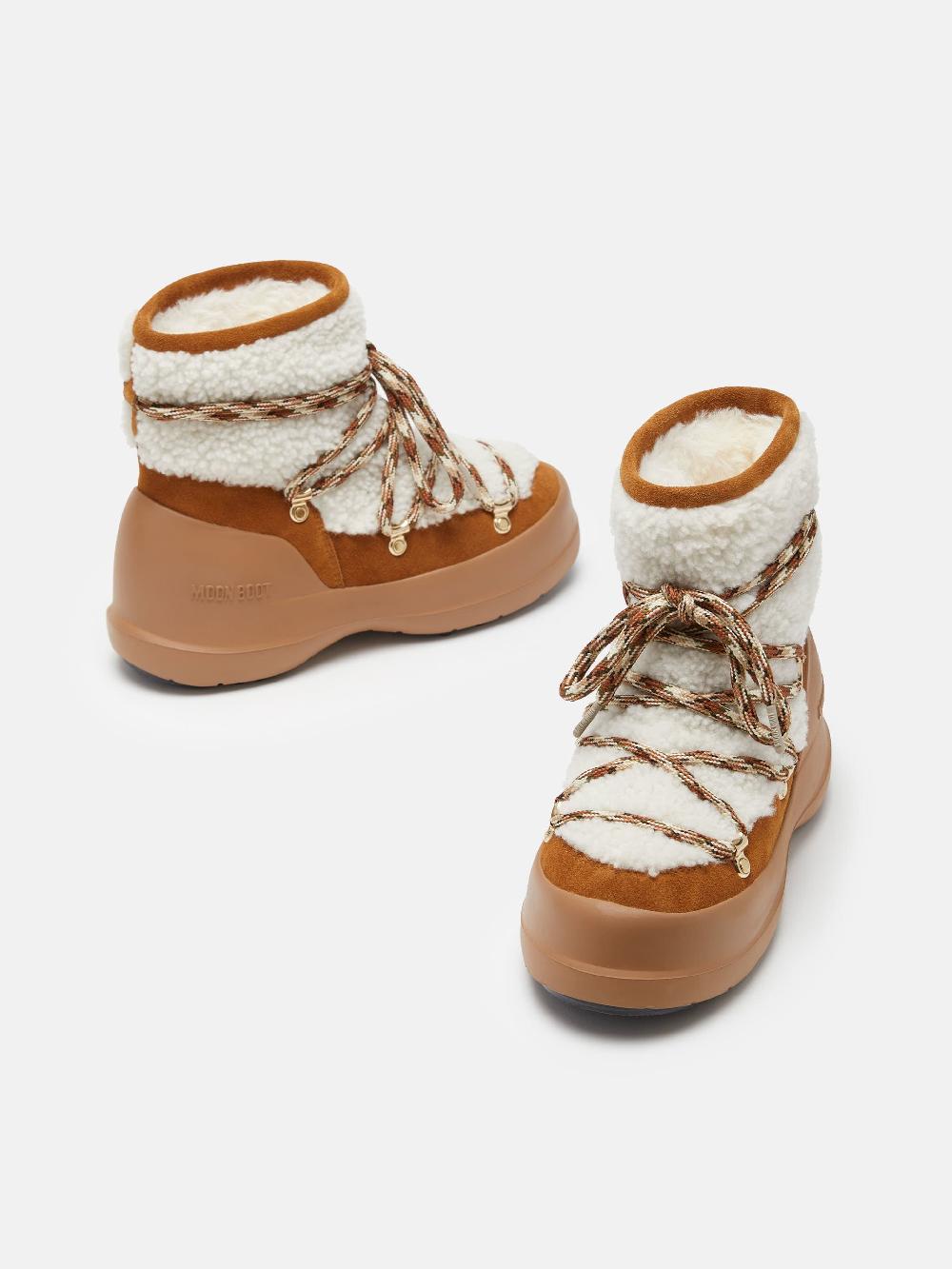 Moon Boot STIVALE LUNA NOCCIOLA IN SHEARLING Pezzi Unici