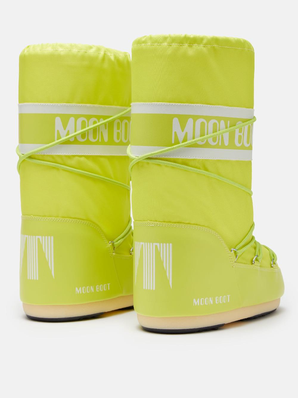 Moon Boot ICON NYLON VERDE LIME Negozi Online