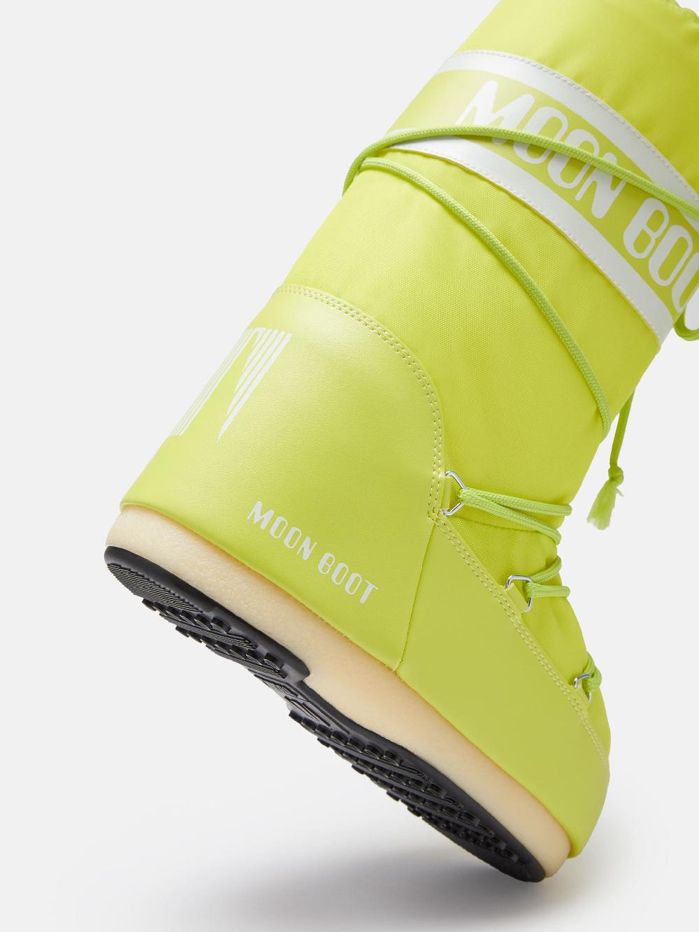 Moon Boot ICON NYLON VERDE LIME Negozi Online