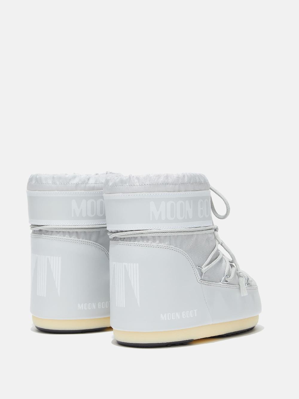 Moon Boot ICON LOW GRIGIO IN NYLON Promozione Limitata