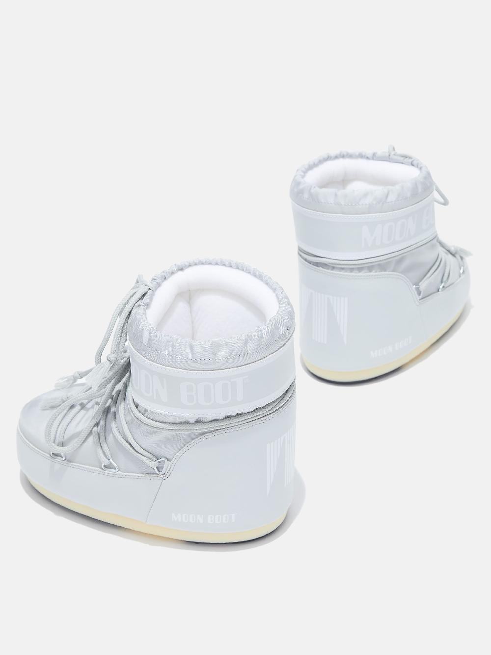 Moon Boot ICON LOW GRIGIO IN NYLON Promozione Limitata