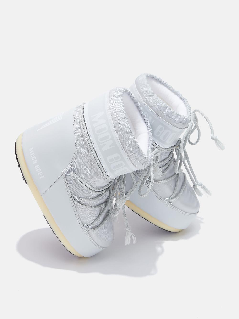 Moon Boot ICON LOW GRIGIO IN NYLON Promozione Limitata