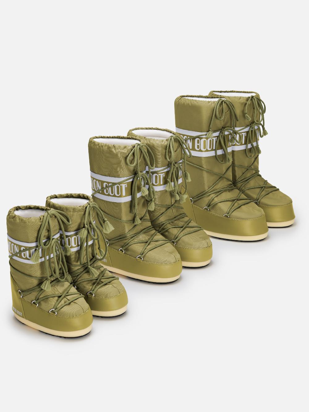 Moon Boot ICON KAKI IN NYLON Shopping Online
