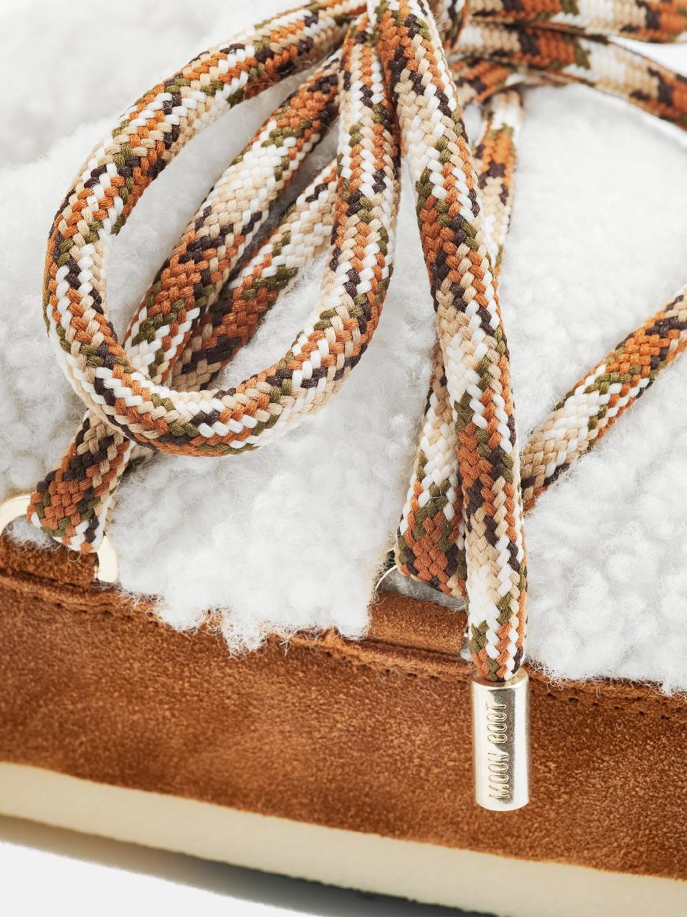 Moon Boot ICON MULE NOCCIOLA IN SHEARLING Affare Del Giorno