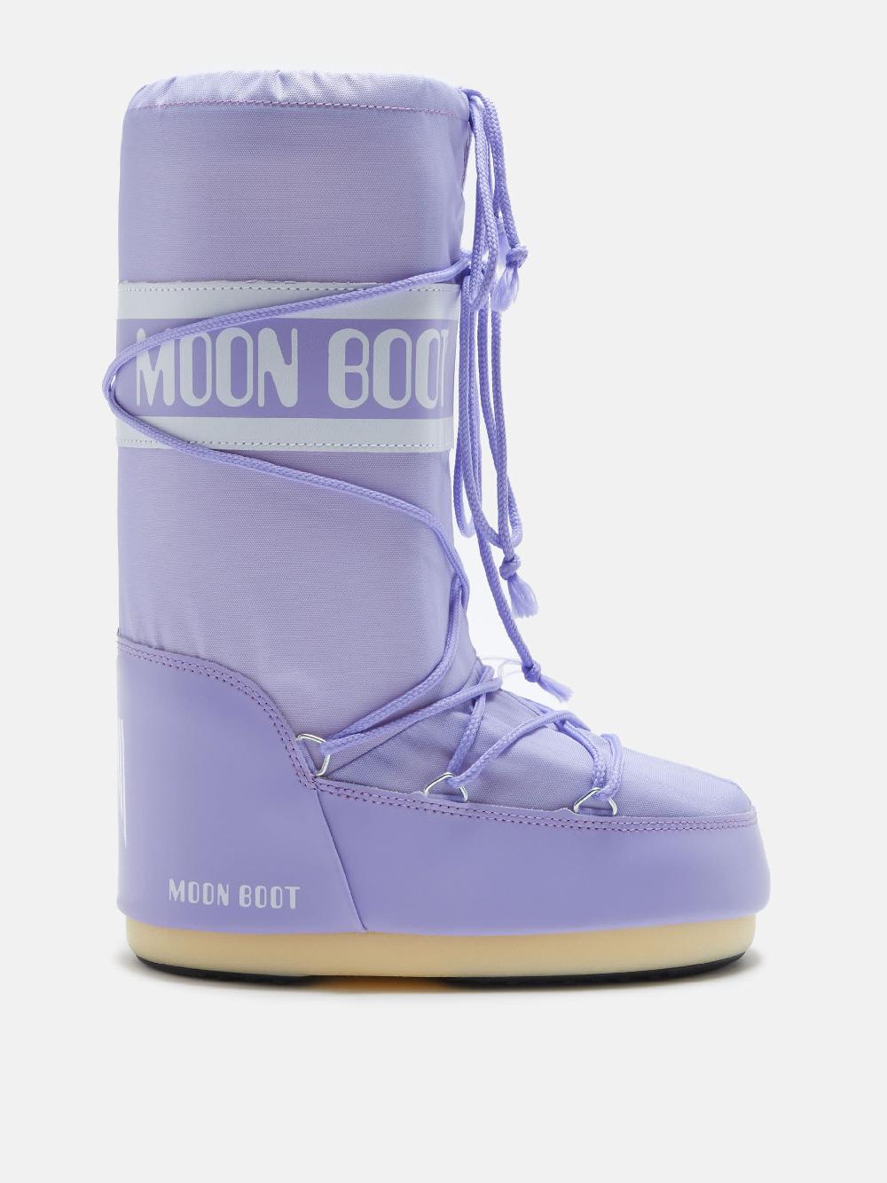 Moon Boot ICON NYLON LILLA Prezzo Ridotto
