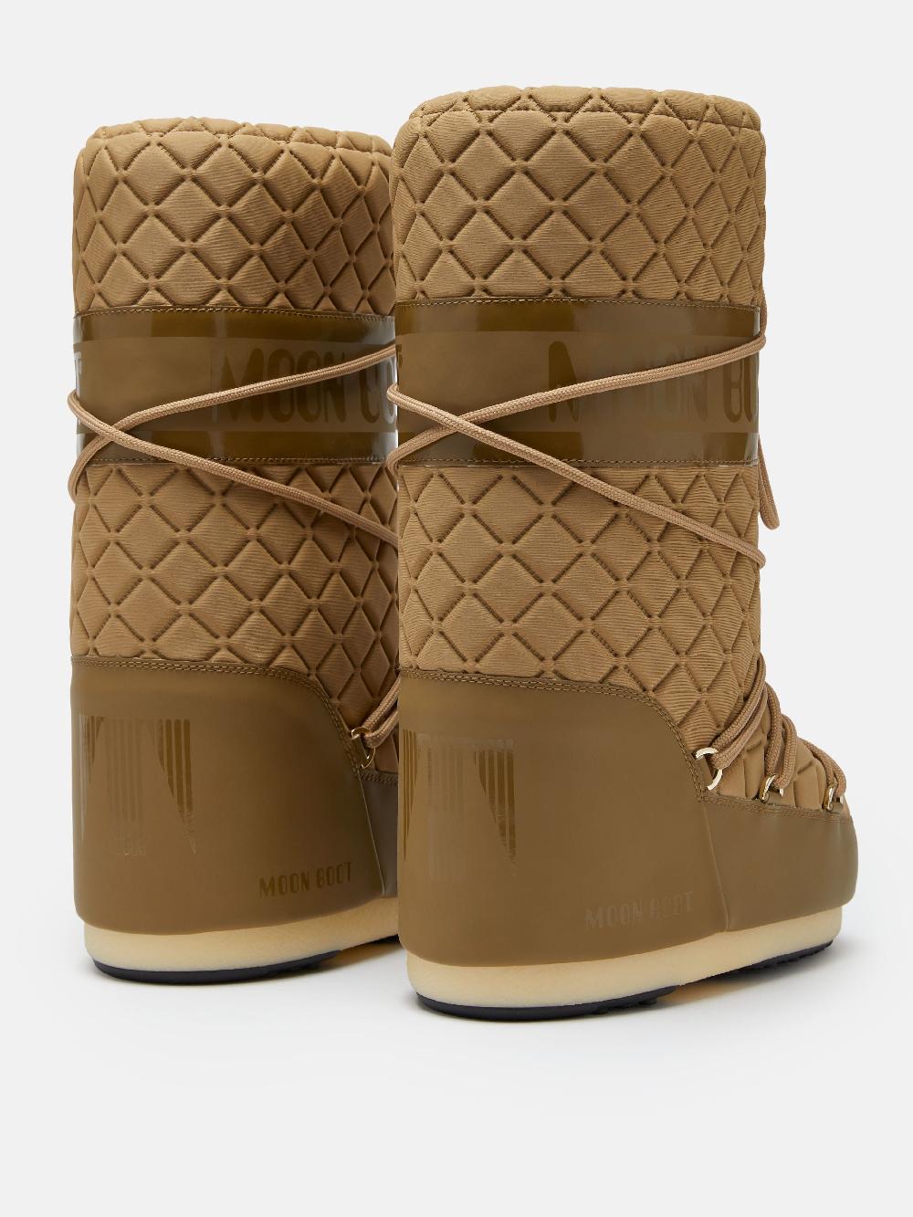 Moon Boot ICON QUILT MARRONE CHIARO Offerta