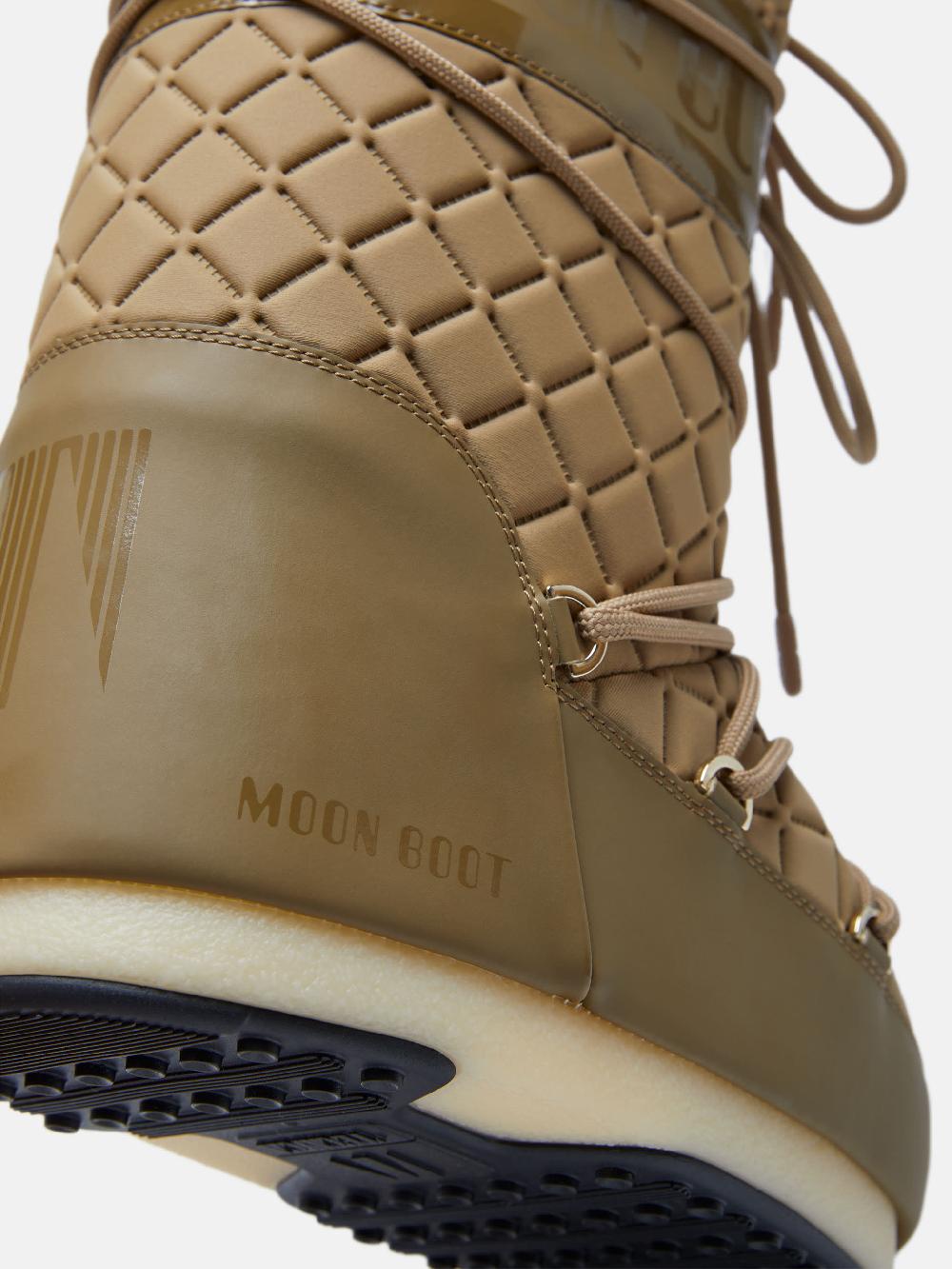 Moon Boot ICON QUILT MARRONE CHIARO Offerta