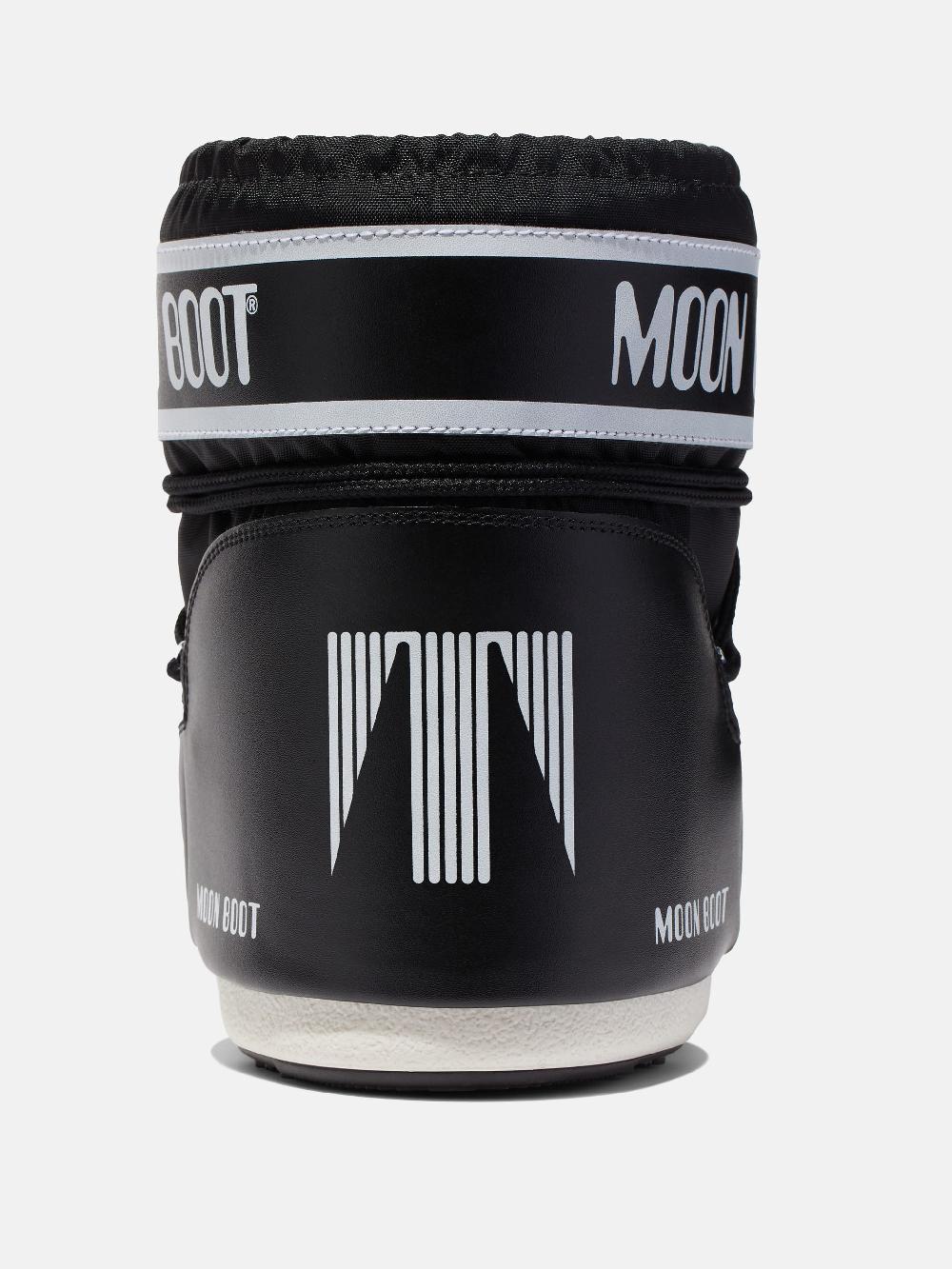 Moon Boot ICON LOW NERO IN NYLON Offerta San Valentino