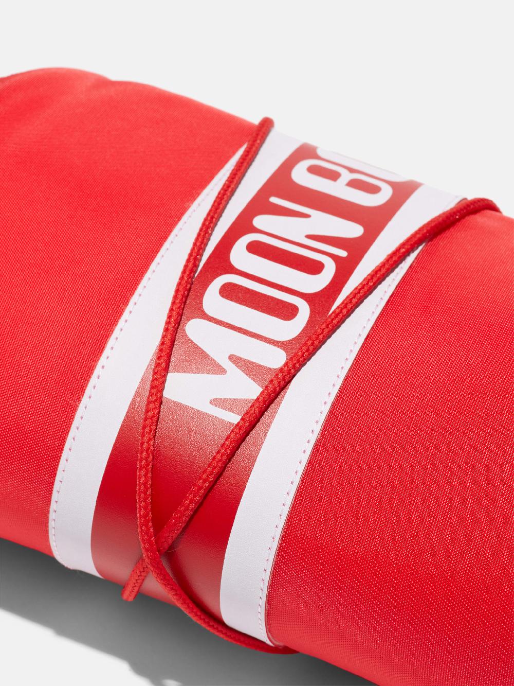 Moon Boot ICON ROSSO IN NYLON Offerte