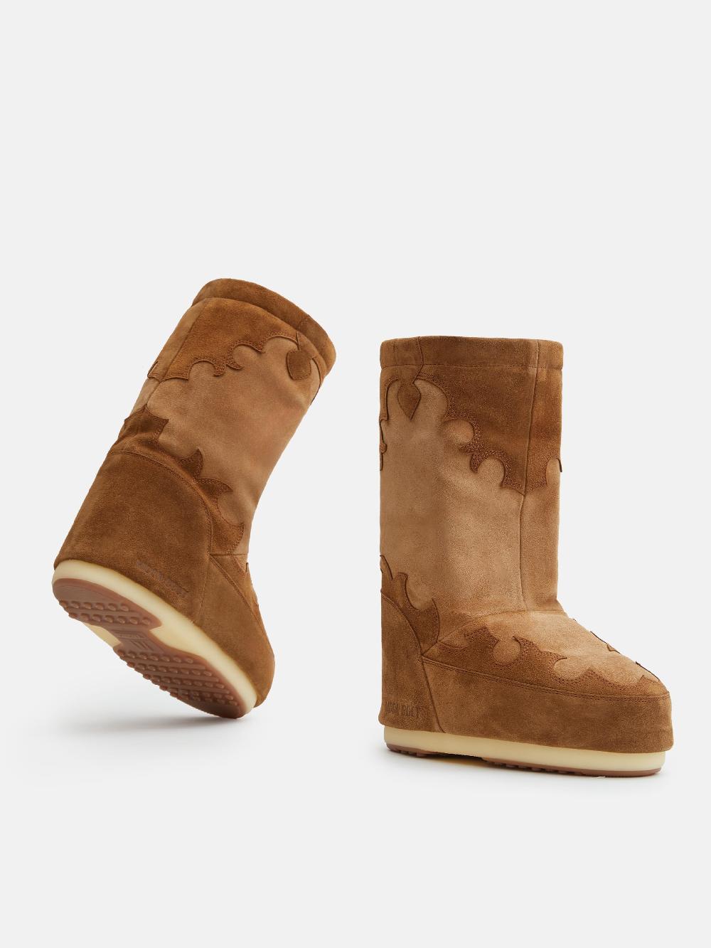 Moon Boot MB ICON SUEDE EMBROIDERY Negozi Online