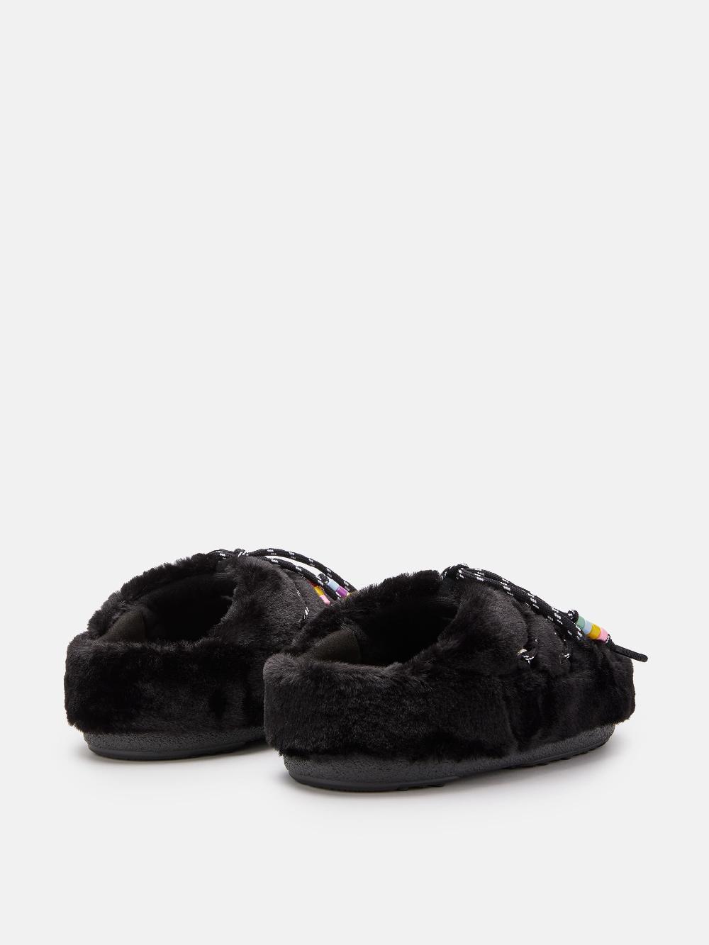 Moon Boot MULE FAUX-FUR BEADS NERO Shopping Online