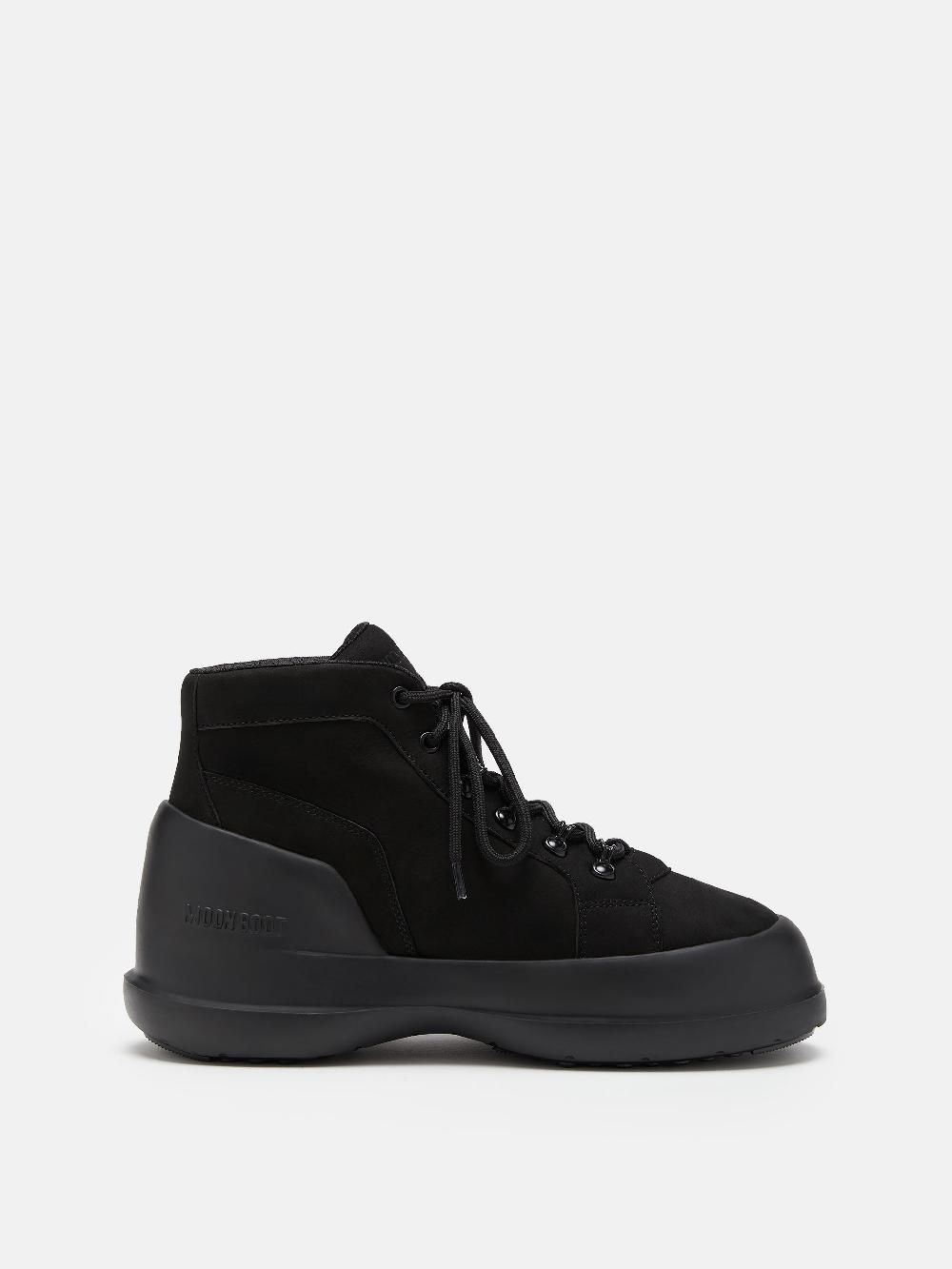 Moon Boot LUNA TREK MID NUBUCK NERO In Vendita