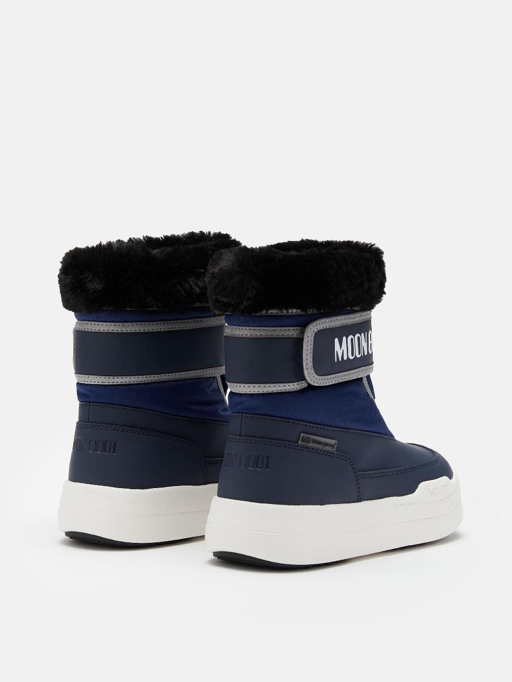 Moon Boot JUNIOR PARK BLU CON CHIUSURA A STRAPPO Hotsell