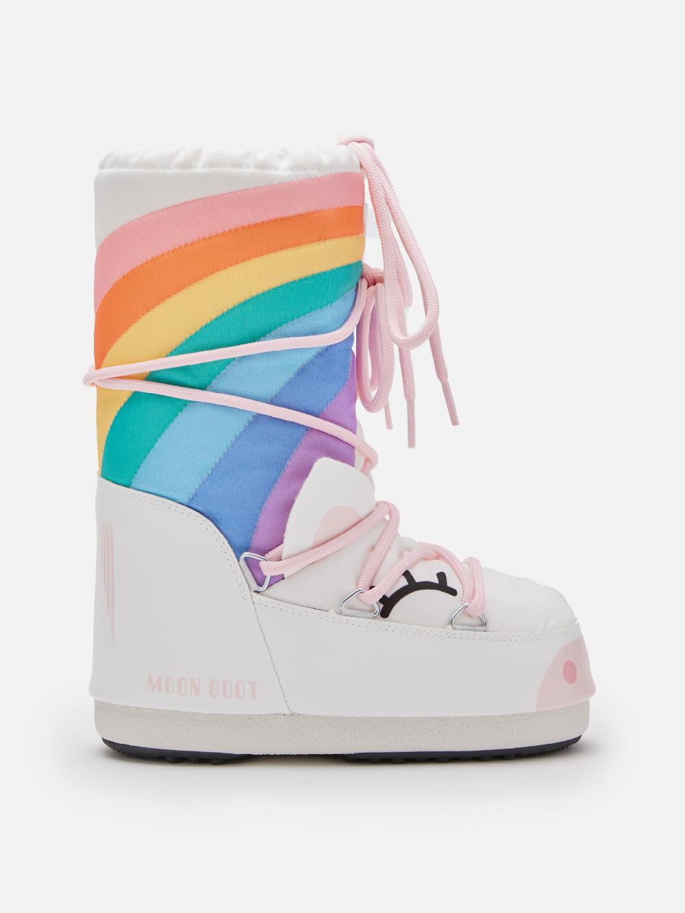 Moon Boot ICON JUNIOR UNICORN BIANCO Vendita Economica