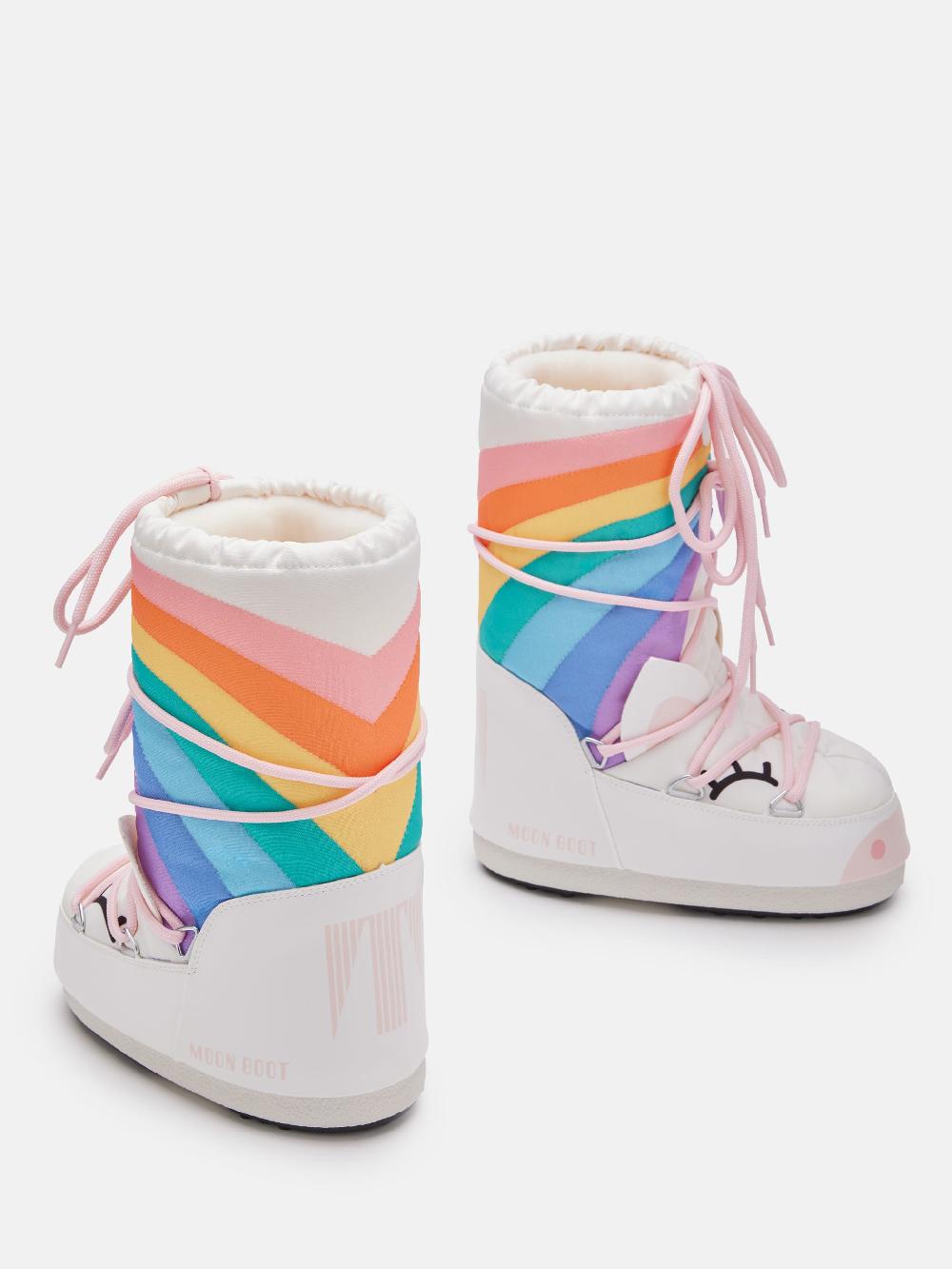 Moon Boot ICON JUNIOR UNICORN BIANCO Vendita Economica