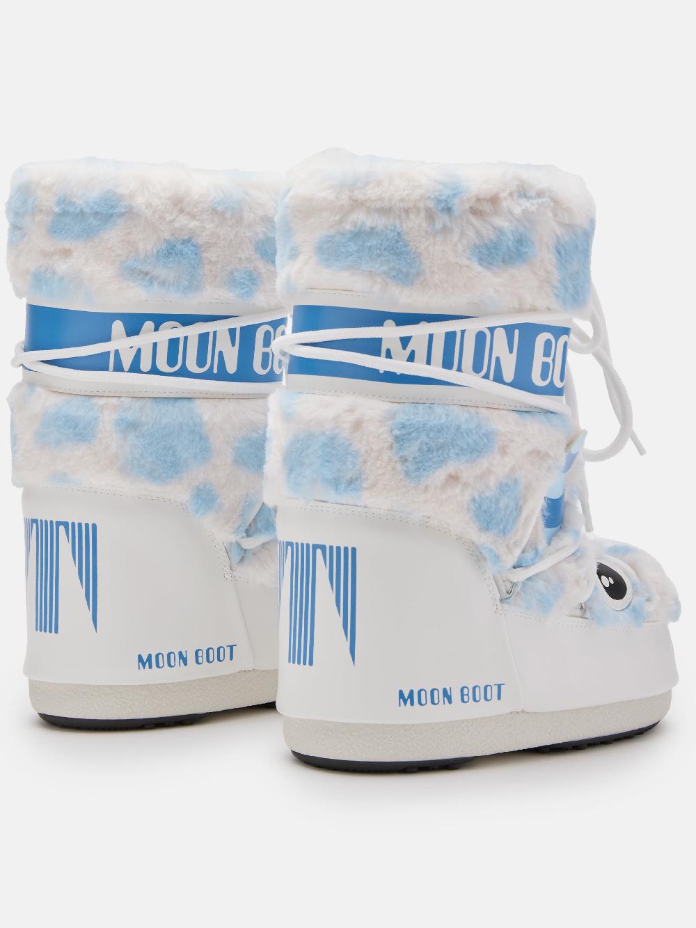 Moon Boot ICON JUNIOR YETI FAUX-FUR BIANCO Negozio