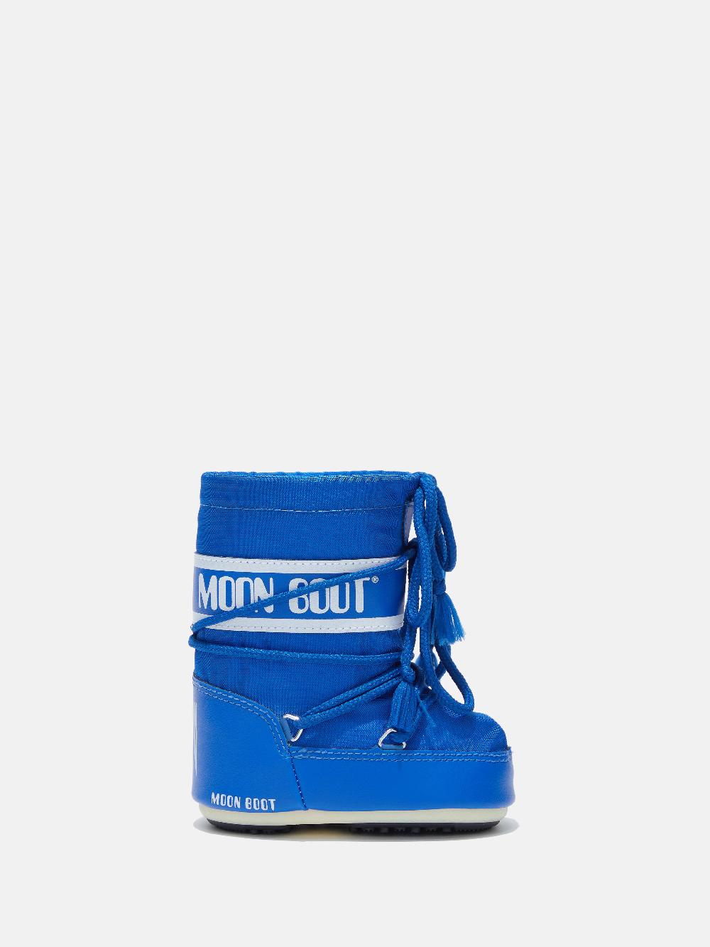 Moon Boot ICON MINI BLU IN NYLON 2025