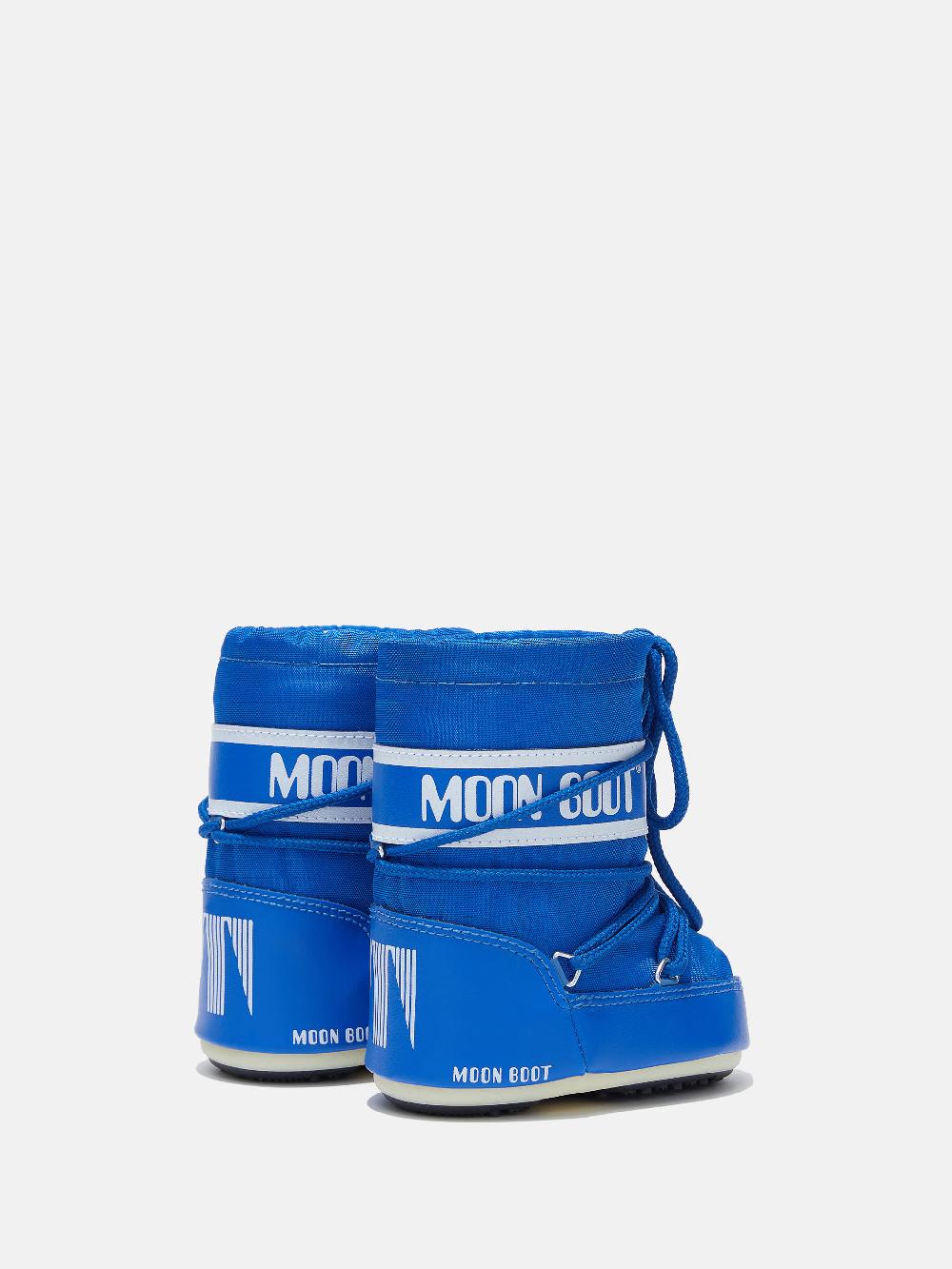 Moon Boot ICON MINI BLU IN NYLON 2025