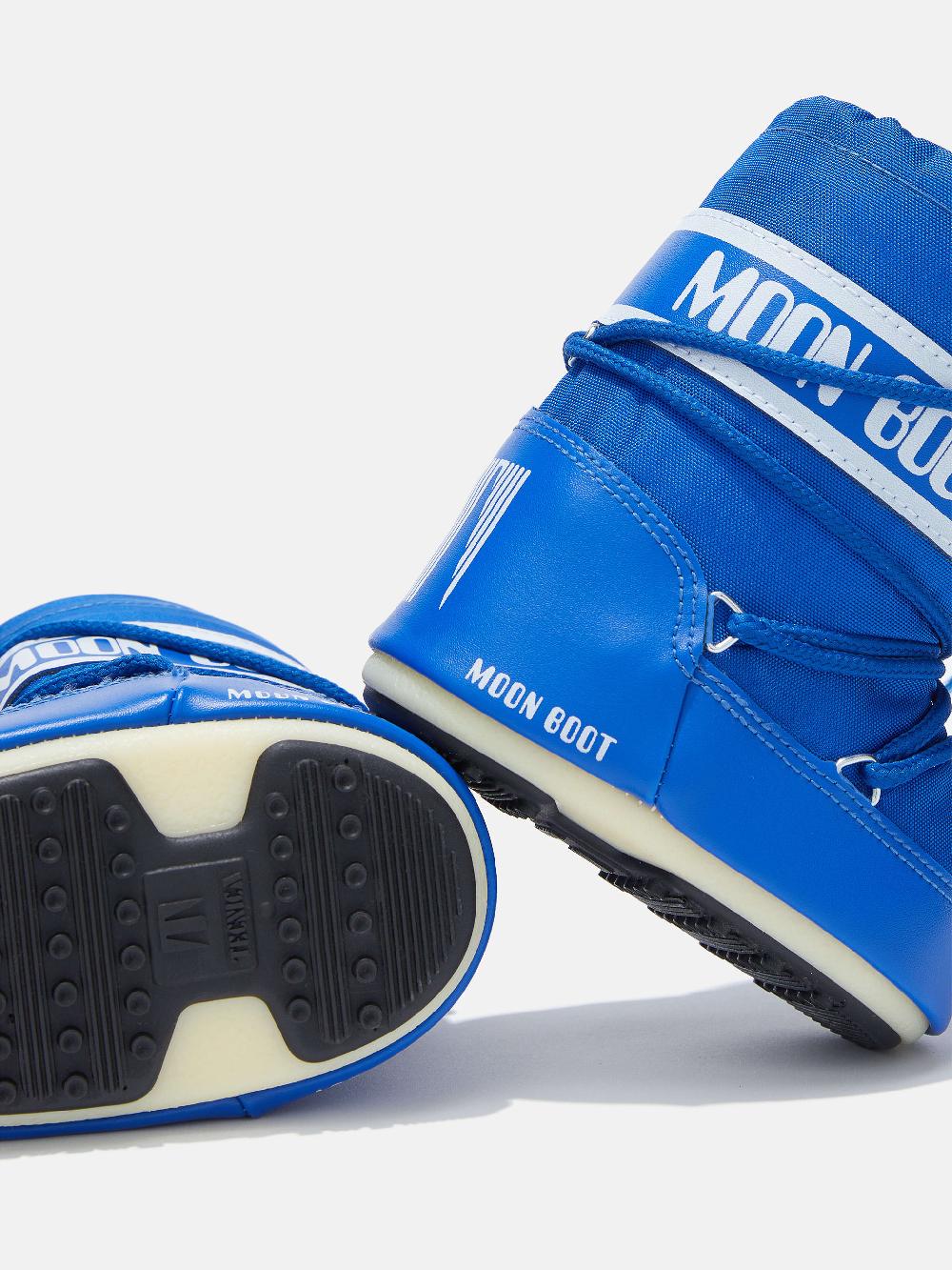 Moon Boot ICON MINI BLU IN NYLON 2025