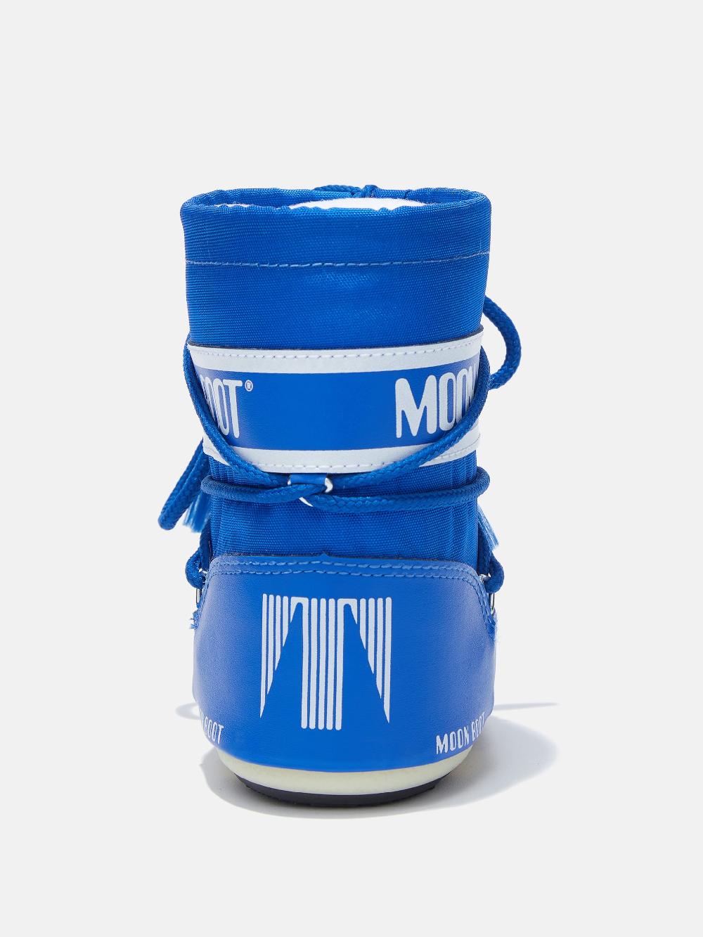 Moon Boot ICON MINI BLU IN NYLON 2025