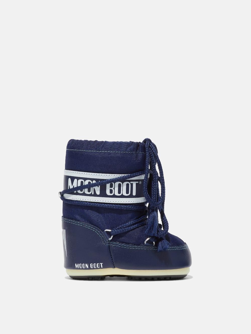 Moon Boot ICON MINI BLU IN NYLON Italia