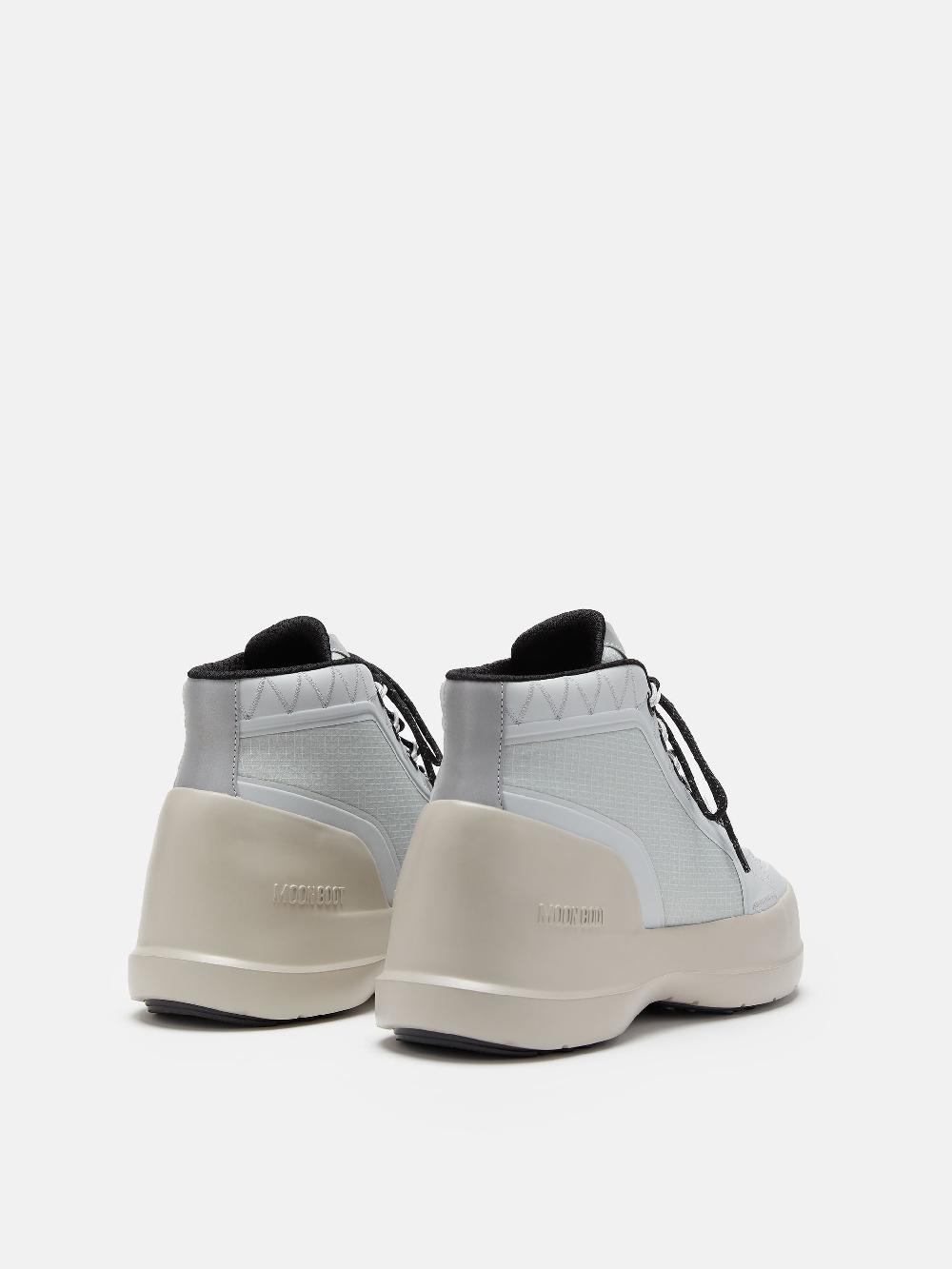 Moon Boot LUNA TREK MID NYLON GRIGIO Spedizione Gratuita
